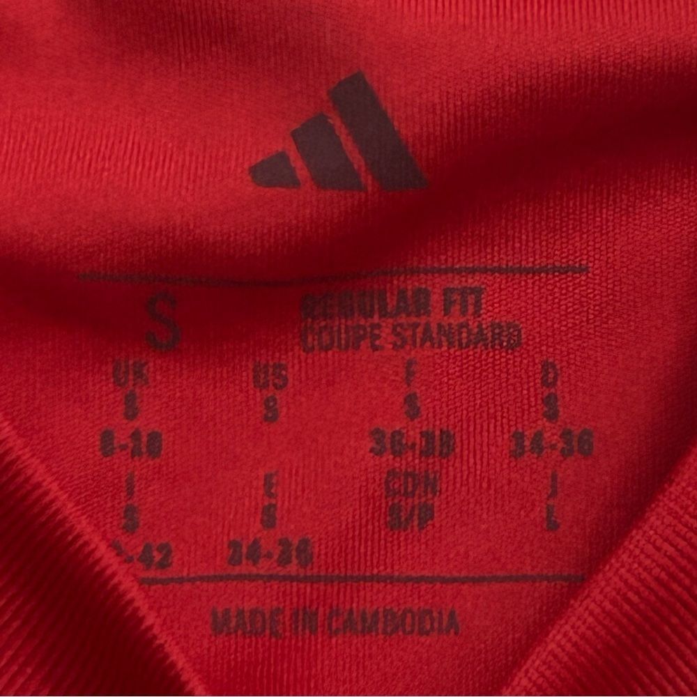 Adidas Tiro 25 Women’s Competition Training Top Soccer Jersey Red Small‎ IW0449 - Picture 5 of 8